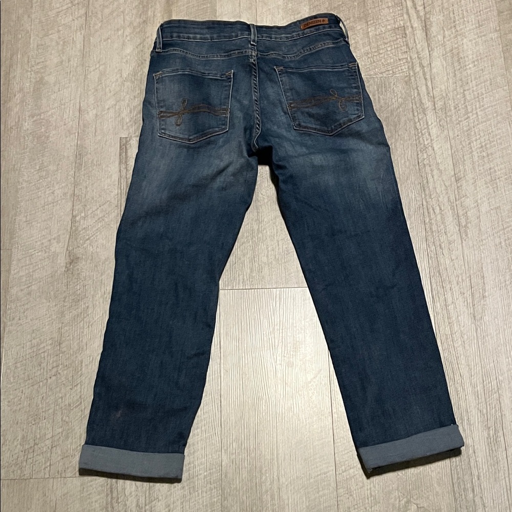Denizen from Levi's Women's Distressed Dark Blue Jeans - Picture 2 of 5